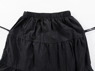 Balletcore Flare Tiered Long Skirt
