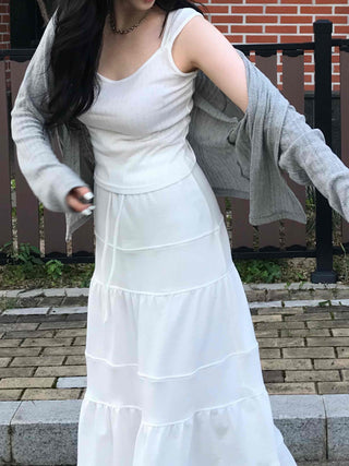 Lovely Diamond Punching Sleeveless
