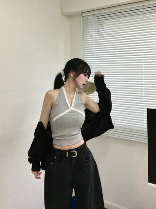 Mido Basic Round Neck Knit Cardigan