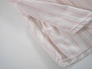 Youth Striped Deep Halter Neck Sleeveless
