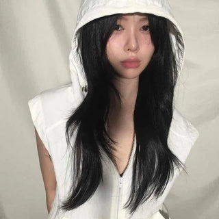 Anorak Windbreaker Hooded Vest