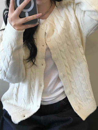 Delicate Loose-fit Transitional Spring/Autumn Cardigan