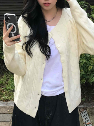 Delicate Loose-fit Transitional Spring/Autumn Cardigan