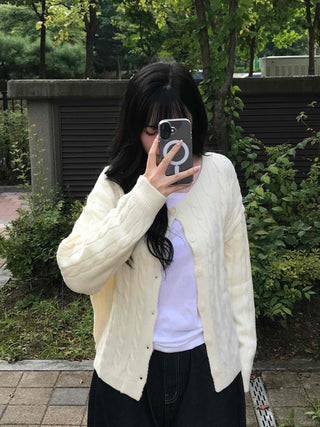 Delicate Loose-fit Transitional Spring/Autumn Cardigan
