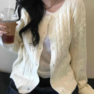 Delicate Loose-fit Transitional Spring/Autumn Cardigan