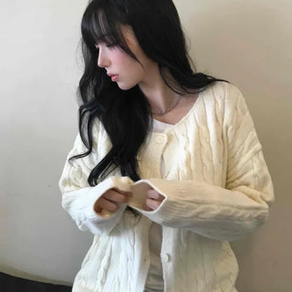 Delicate Loose-fit Transitional Spring/Autumn Cardigan