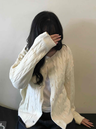 Delicate Loose-fit Transitional Spring/Autumn Cardigan