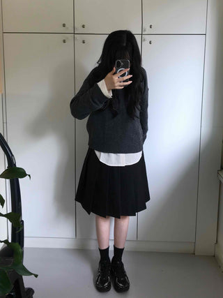 Muse Pleated Midi Skirt