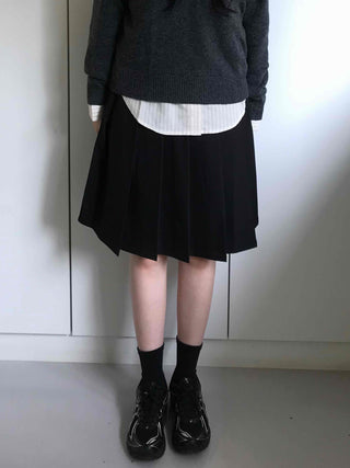 Muse Pleated Midi Skirt