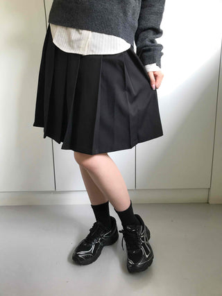 Muse Pleated Midi Skirt