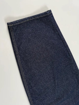 Natural Balloon Oversized Denim Long Pants