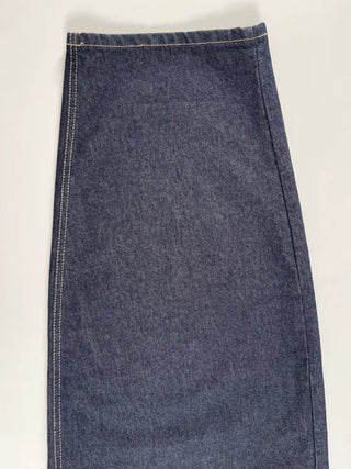 Natural Balloon Oversized Denim Long Pants