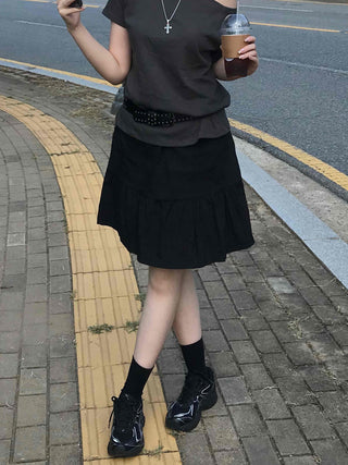Boho Chic Flare Midi Skirt