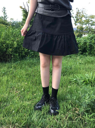 Boho Chic Flare Midi Skirt