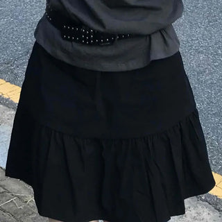 Boho Chic Flare Midi Skirt