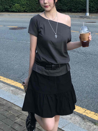 Boho Chic Flare Midi Skirt