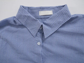 New Basic Oversized Striped Shirt