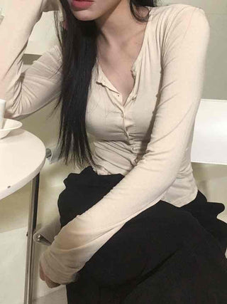 Cinched Waist Stretch Shirt Cardigan