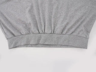 Comfort Loose Fit Off-Shoulder Sweatshirt