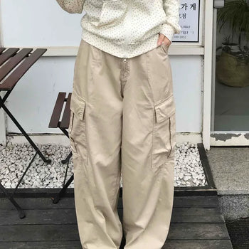 Antique String Cargo Denim Long Pants