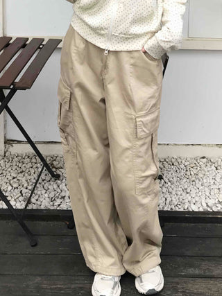 Antique String Cargo Denim Long Pants