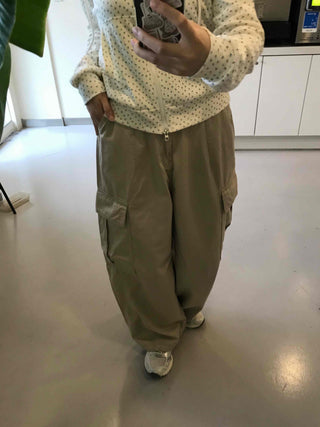 Antique String Cargo Denim Long Pants