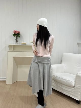 Ramo Flower Lace Punching Cardigan