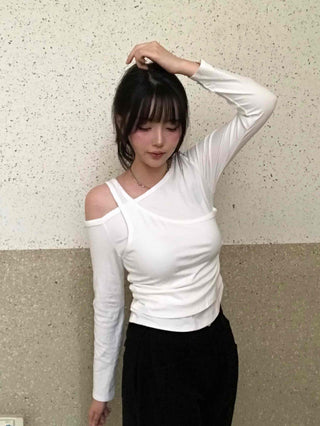 Pure Double Layering Long Sleeve T-shirt