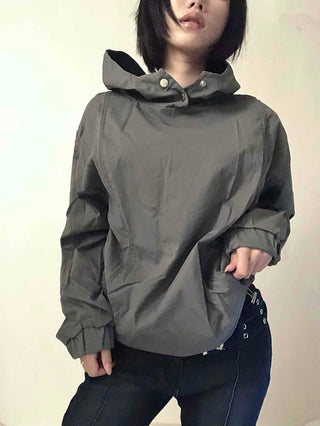 Daily Snap Shirring String Hoodie