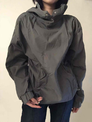 Daily Snap Shirring String Hoodie