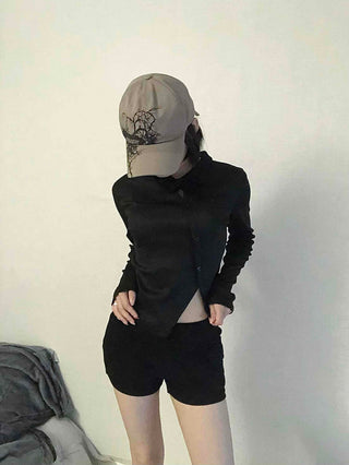 Ribbed Cargo Pocket Shorts