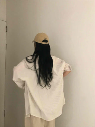 Casual Work Look Striped Shirt