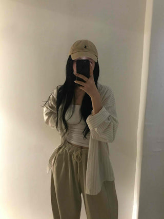 Casual Work Look Striped Shirt