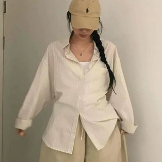 Casual Work Look Striped Shirt