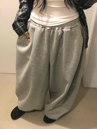 New Basic Curved Training Long Pants