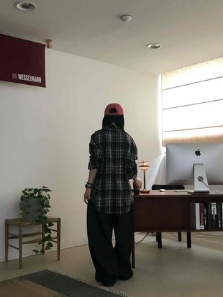 Casual Boxy Fit Check Shirt