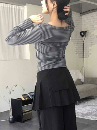 Striped Slim Fit Long Sleeve T-shirt