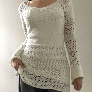 Bohemian knit mini dress