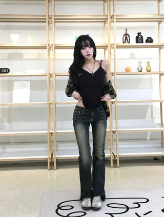 Kose Low-rise Bootcut Pants