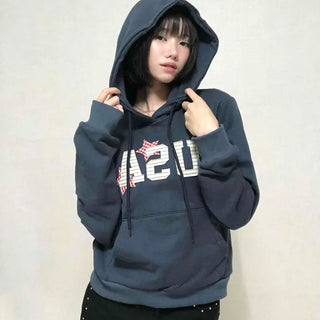Antique French Terry USA Patch Hoodie
