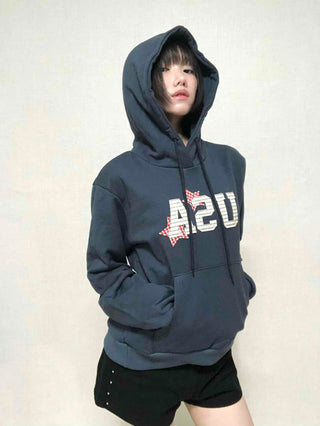 Antique French Terry USA Patch Hoodie