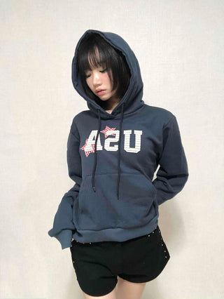 Antique French Terry USA Patch Hoodie