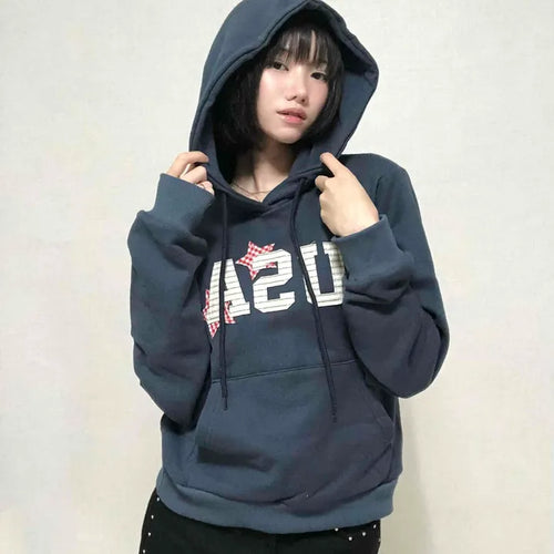 Antique French Terry USA Patch Hoodie