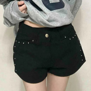 Natural Studded Shorts
