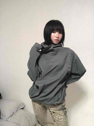 Effortless Chic Rustling Plain Hoodie