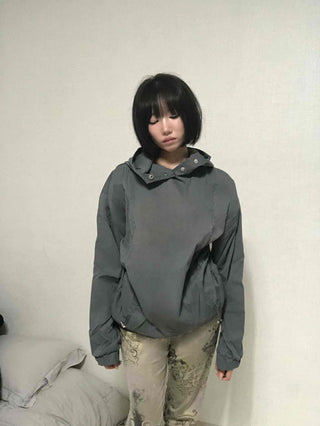 Effortless Chic Rustling Plain Hoodie