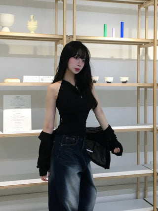 Miku Washed Wide Denim