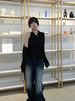 Miku Washed Wide Denim