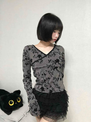 Tiered lace frill shorts