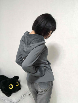 Newtro Slim Fit Skull Cotton Hoodie